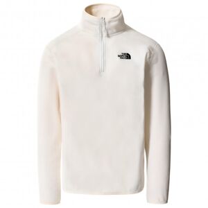 The North Face 100 Glacier 1/ Zip Pullover in pile (M, bianco)