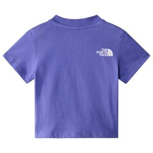 The North Face Baby's S/S Box Infill Print Tee T-shirt (12 Months;18 Months;2 Months;6 Months, bianco;lilla)