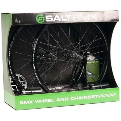Kit Ruote BMX Saltbmx - Nero, 36mm, 9 Velocità Kit Ruote BMX Saltbmx - Nero, 36mm, 9 Velocità
