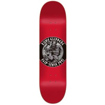 Flip Glifberg Thor 8.5" Rosso Deck di Skateboard - Skateboard Deck Flip Glifberg Thor 8.5" Rosso Deck di Skateboard - Skateboard Deck
