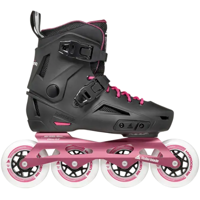 Rollerblade Lightning 90 Donna Pattini da freestyle (Black/Sangria) taglia 42-42.5 EU Rollerblade Lightning 90 Donna Pattini da freestyle (Black/Sangria) taglia 42-42.5 EU