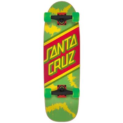 Santa Cruz Skateboard Cruiser Rasta Tie Dye Santa Cruz Skateboard Cruiser Rasta Tie Dye