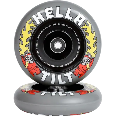 Tilt x Hella Summon Ruote Monopattino Pacco da 2 (120mm - Grigio) Tilt x Hella Summon Ruote Monopattino Pacco da 2 (120mm - Grigio)