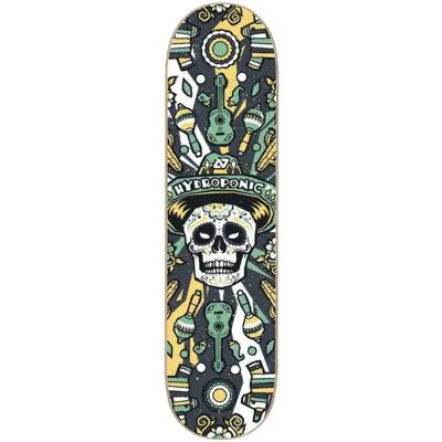Hydroponic Mexican Skull 2.0 Deck di Skate - Resistente, 7 Strati di Acero Duro Hydroponic Mexican Skull 2.0 Deck di Skate - Resistente, 7 Strati di Acero Duro
