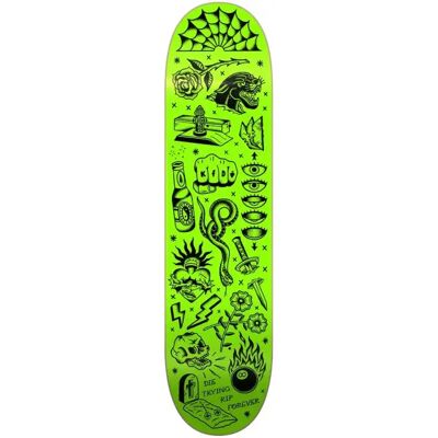 Deck skateboard KFD Premium Wallpaper - 8,25" Verde Lampo Deck skateboard KFD Premium Wallpaper - 8,25" Verde Lampo