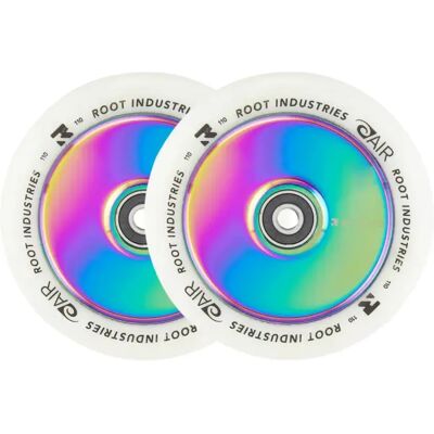 Root Industries Ruote Monopattino Root Air Bianco freestyle Pacco da 2 (110mm - Neochrome) Root Industries Ruote Monopattino Root Air Bianco freestyle Pacco da 2 (110mm - Neochrome)