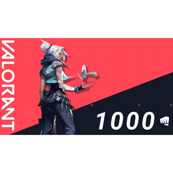 valorant 10 eur - 1000 valorant points