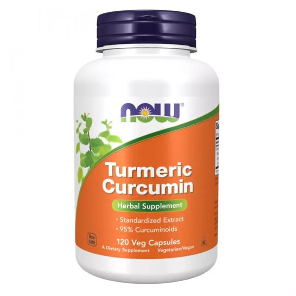 now foods estratto di curcuma (95% curcuminoidi) 665mg - 120 veg caps