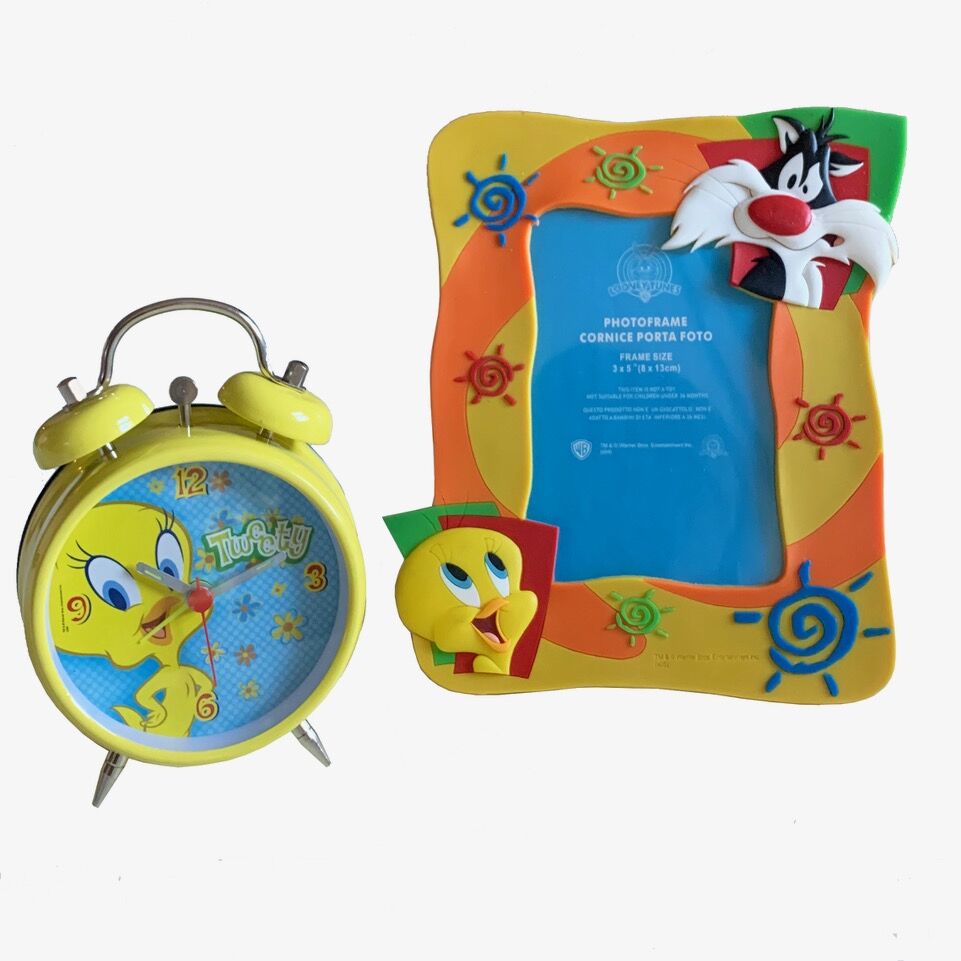 Looney Tunes Clocks LOONEY TUNES Mod. TWEETY + PHOTOFRAME