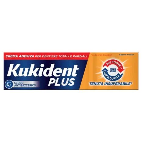 PROCTER & GAMBLE SRL Kukident Plus Doppia Azione Crema Adesiva Dentiere 40g