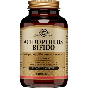 SOLGAR IT. MULTINUTRIENT SpA Acidophilus Bifido 60 Capsule Vegetali