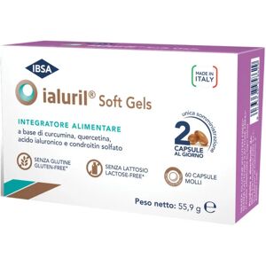 IBSA FARMACEUTICI ITALIA Srl Ialuril Soft Gels Integratore Cistite 60 Capsule Molli