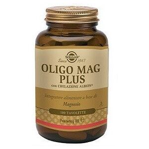 SOLGAR IT. MULTINUTRIENT SpA OLIGO MAG PLUS 100 TAVOLETTE