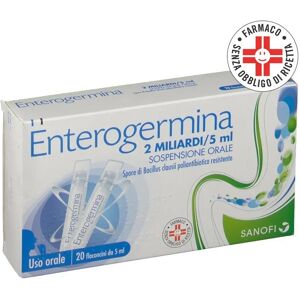 SANOFI SpA Enterogermina 2 Miliardi/5 Ml 20 Flaconcini