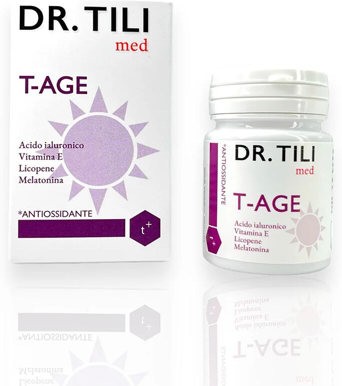 tilab srl t-age integratore antiossidante 30 capsule dr.tili