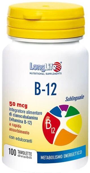 Phoenix LONGLIFE B12 50MCG SUBLINGUALE 100 TAVOLETTE