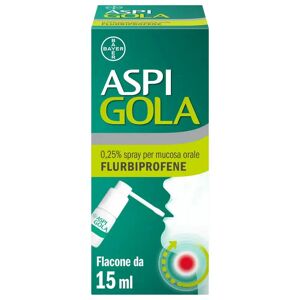 BAYER SPA Aspi Mal di Gola Spray Antidolorifico 15 ml 0.25%