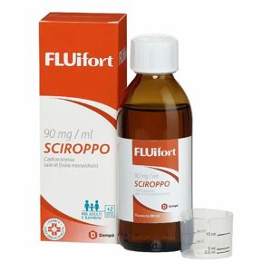 DOMPE' FARMACEUTICI SpA Fluifort Sciroppo Mucolitico 200 ml 90 mg / ml