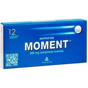 ANGELINI SpA Moment 200 Mg Ibuprofene 12 Compresse Rivestite