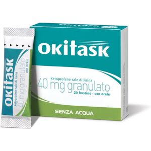 DOMPE' FARMACEUTICI SpA Okitask 20 bustine granulato 40 mg.