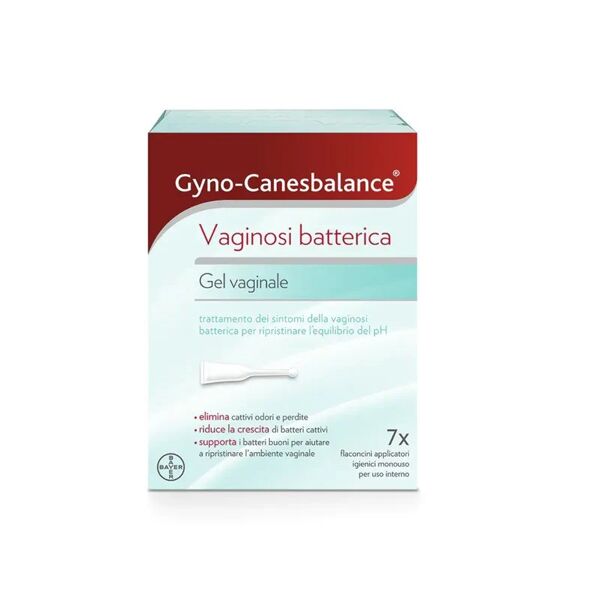 bayer spa gynocanesbalance gel vaginale vaginosi batterica 7 flaconcini applicatori
