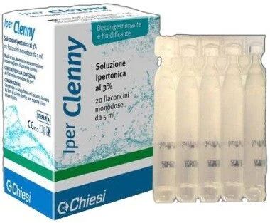 chiesi farmaceutici spa iper clenny soluzione ipertonica monodose 20 flaconi 2 ml