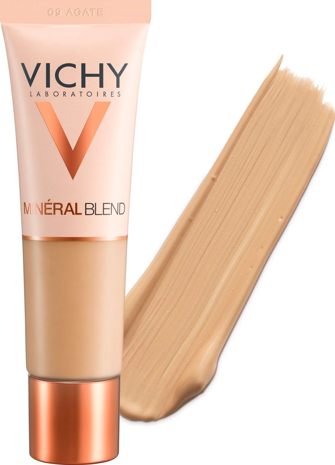 Vichy Minéralblend Moisturizing Fond Teint for Nude Skin Feeling 09 Agate 30 mL