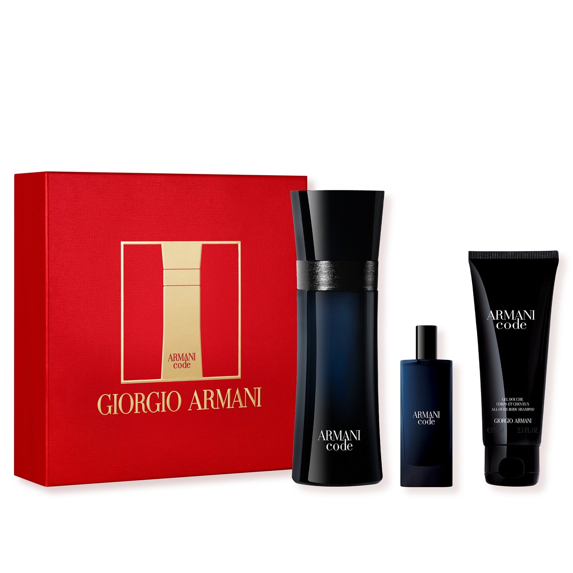 Giorgio Armani Gift Set Armani Code 75 mL + EDT 15 mL + Shower Gel 75 mL