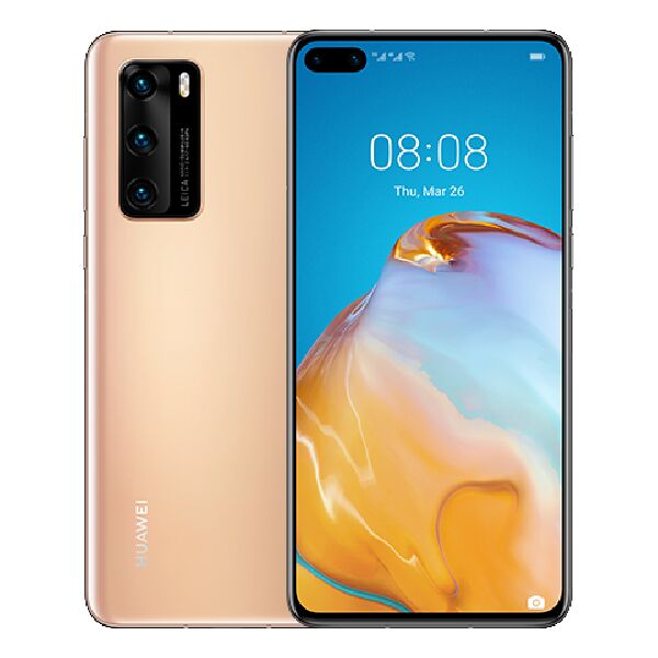 huawei p40  p40 15,5 cm (6.1) dual sim ibrida android 10.0  mobile services (hms) 5g usb tipo-c 8 gb 128 gb 3800 mah oro - garanzia itali