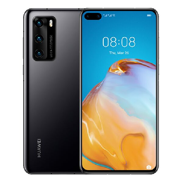 huawei p40  p40 15,5 cm (6.1) dual sim ibrida android 10.0  mobile services (hms) 5g usb tipo-c 8 gb 128 gb 3800 mah nero - garanzia ital