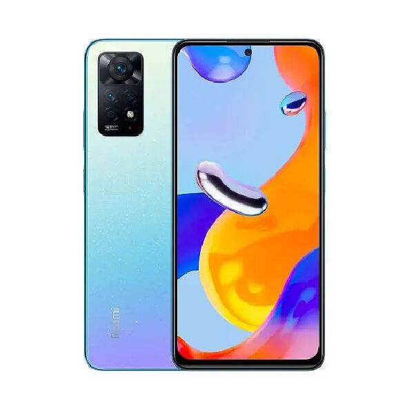 xiaomi redminote11prostarblue  redmi note 11 pro 16,9 cm (6.67) doppia sim android 11 4g usb tipo-c 6 gb 128 gb 5000 mah blu - garanzia italia