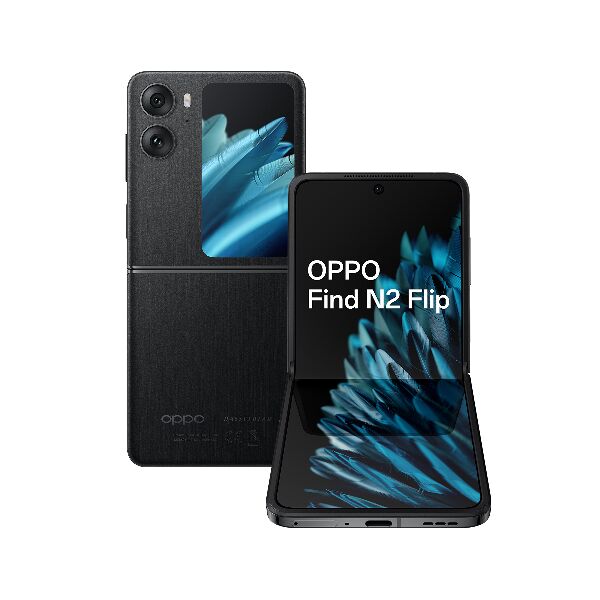 oppo n2 flip  find n2 flip 17,3 cm (6.8) doppia sim android 13 5g usb tipo-c 8 gb 256 gb 4300 mah nero