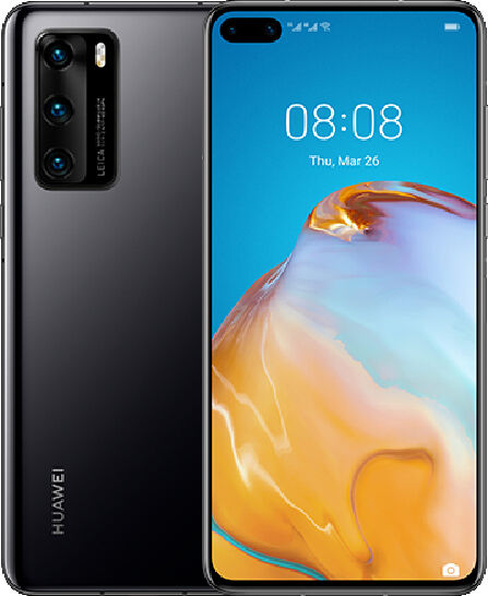 huawei p40  p40 15,5 cm (6.1) dual sim ibrida android 10.0  mobile services (hms) 5g usb tipo-c 8 gb 128 gb 3800 mah nero - garanzia ital