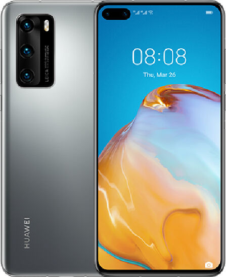 huawei p40  p40 15,5 cm (6.1) dual sim ibrida android 10.0  mobile services (hms) 5g usb tipo-c 8 gb 128 gb 3800 mah argento - garanzia i