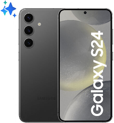 samsung sms921bzkgeue  galaxy s24 smartphone ai, display 6.2'' fhd+ dynamic amoled 2x, fotocamera 50mp, ram 8gb, 256gb, 4.000 mah, onyx black