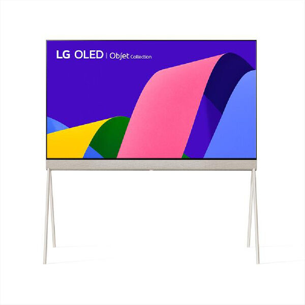 lg 55lx1q6la  oled objet collection objet 4k 55'' serie posÃ© 55lx1q6la smart tv stand a cavalletto