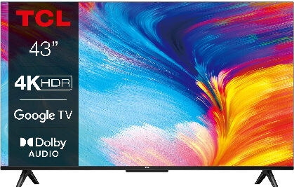 tcl 43p635  p63 series 43p635 tv 109,2 cm (43) 4k ultra hd smart tv wi-fi nero