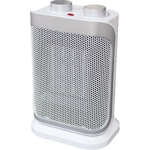 argo boogie clima boogie interno argento, bianco 1500 w riscaldatore ambiente elettrico con ventilatore