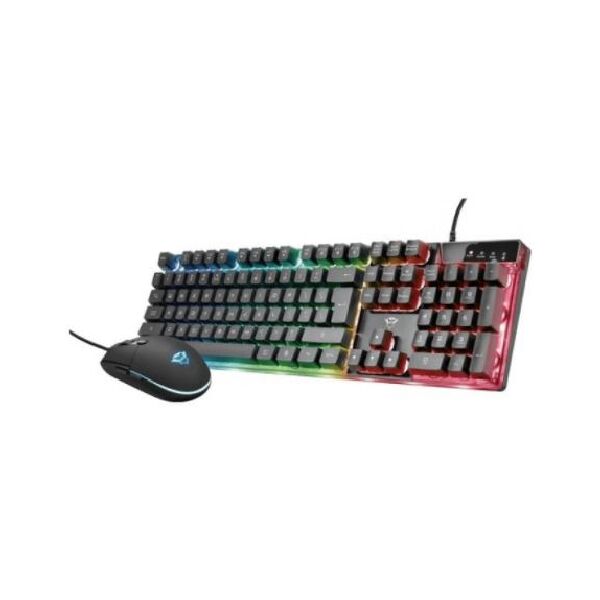 trust 23483 tastiera+mouse led gxt 838 azor gaming combo