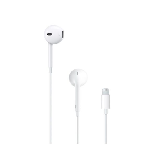 apple mmtn2zma cuffie auric.earpods c/connettore lightning bianco