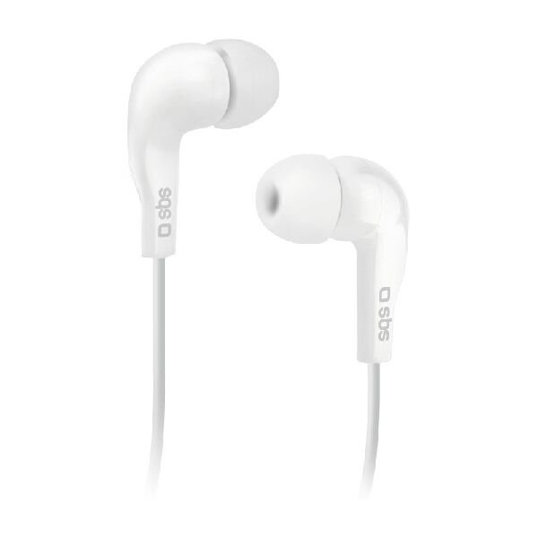 sbs teinearwl  auricolari filo stereo in-ear studio mix 10, jack 3,5 mm con microfono e tasto alla risposta