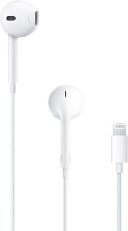 apple mmtn2zma cuffie auric.earpods c/connettore lightning bianco