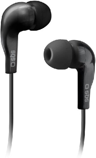 sbs teinearkl  auricolari filo stereo in-ear studio mix 10, jack 3,5 mm con microfono e tasto alla risposta