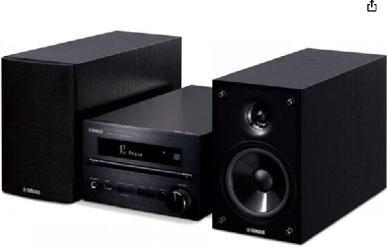 yamaha mcrb270dbl  mcr-b270d microsistema audio per la casa 30 w nero