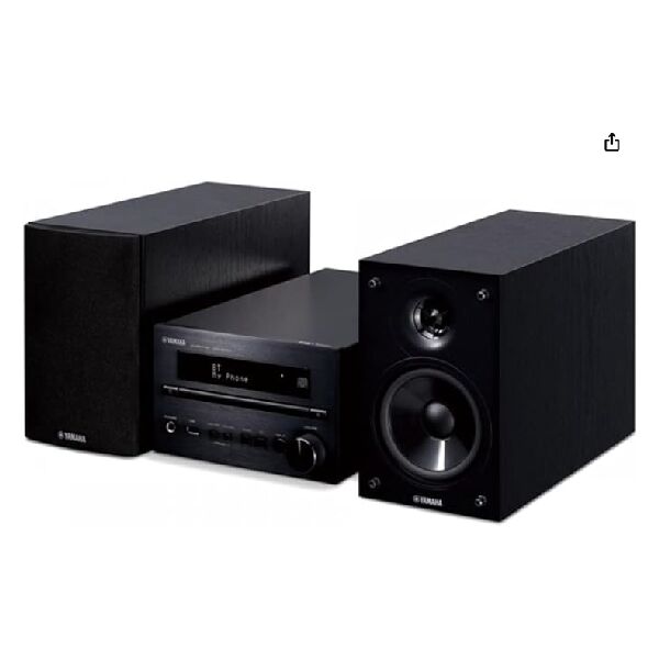 yamaha mcrb270dbl  mcr-b270d microsistema audio per la casa 30 w nero