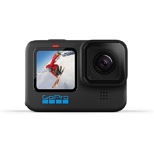 gopro hero10 nero  hero10 movie action vid.5k60 23mp wifi/bt gps nero