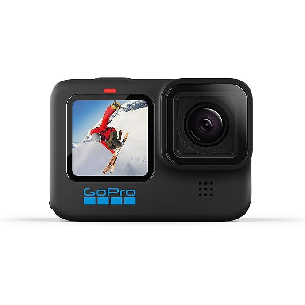 gopro hero10 nero  hero10 movie action vid.5k60 23mp wifi/bt gps nero