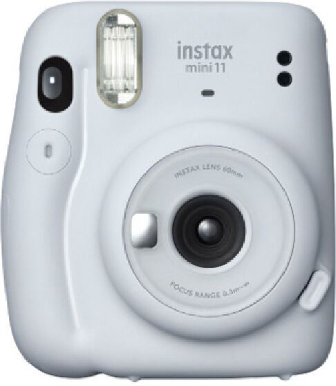 fujifiilm instax mini 11  fujifilm instax mini 11 ice white   fotocamera a sviluppo istantaneo   modalitÃ  selfie   esposizione automatica   foto fo