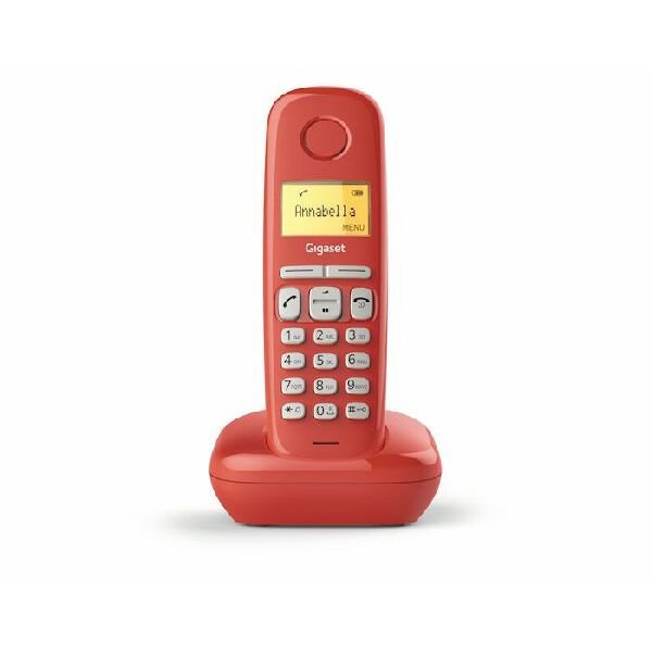 siemens a170 rosso  a 170 telefono analogico/dect identificatore di chiamata rosso