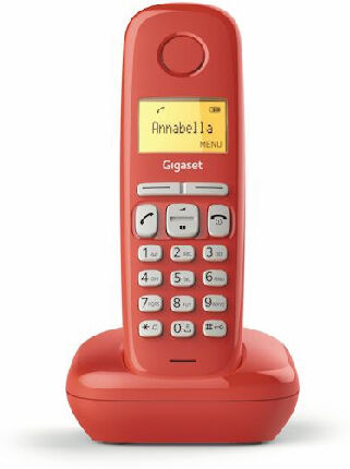 siemens a170 rosso  a 170 telefono analogico/dect identificatore di chiamata rosso